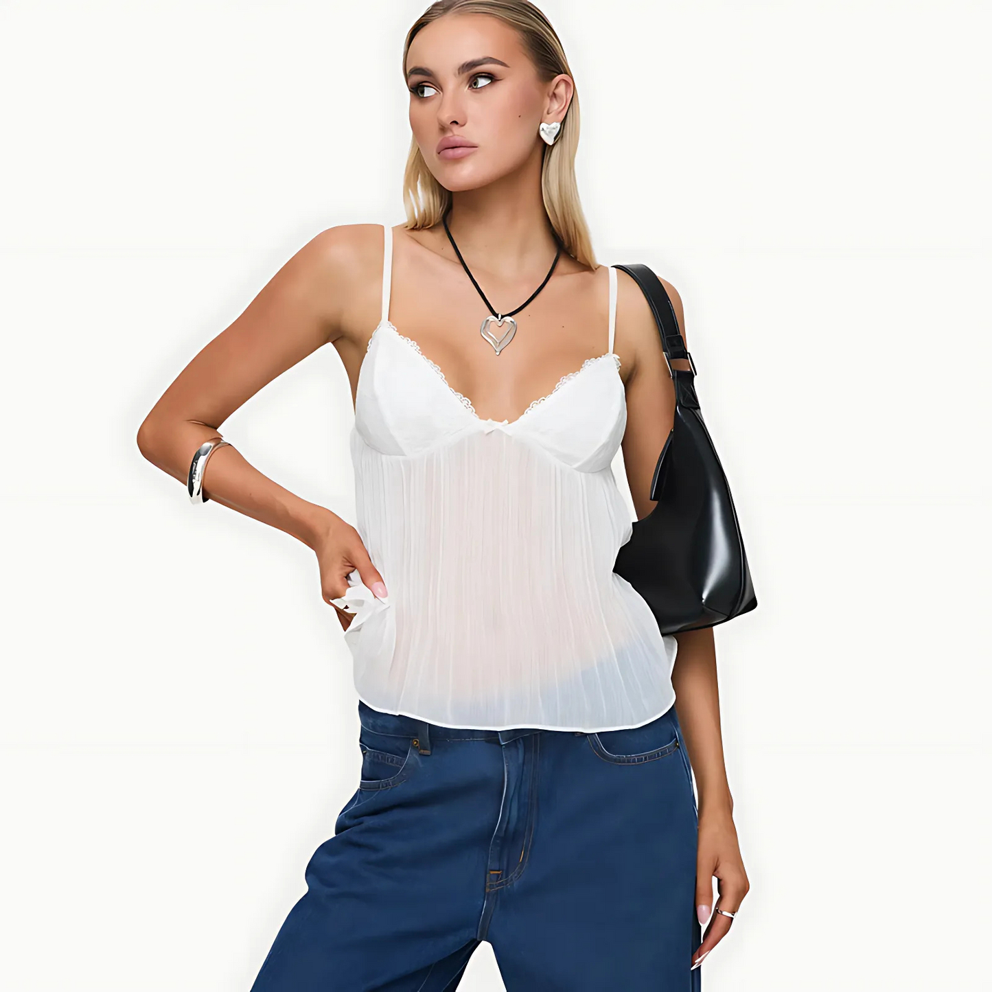 Veloura Pleat Cami