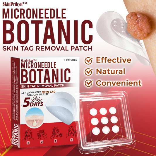 🌈 SkinPrikyn™ MicroNeedle Botanic Skin Tag Removal Patch 🇺🇸 Made in the USA
