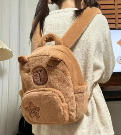 CapyPouch™ Plush Backpack