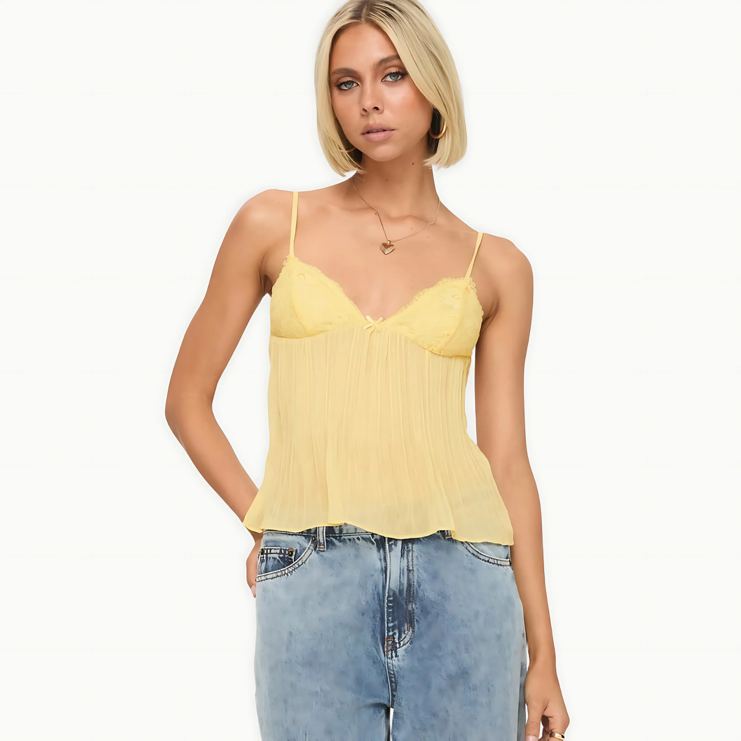 Veloura Pleat Cami