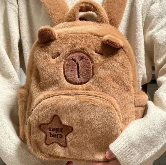 CapyPouch™ Plush Backpack