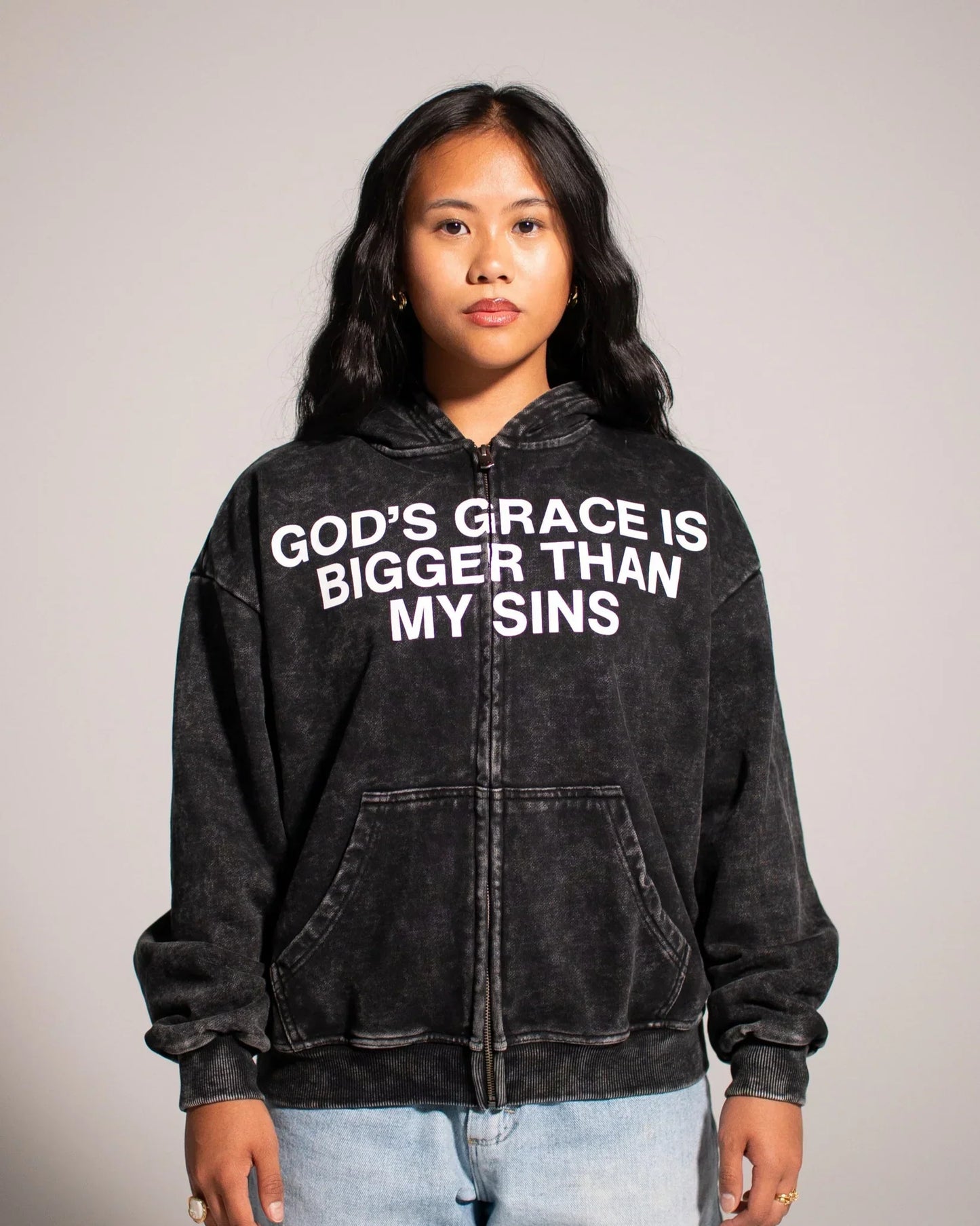 God's Grace Zip-Up Hoodie
