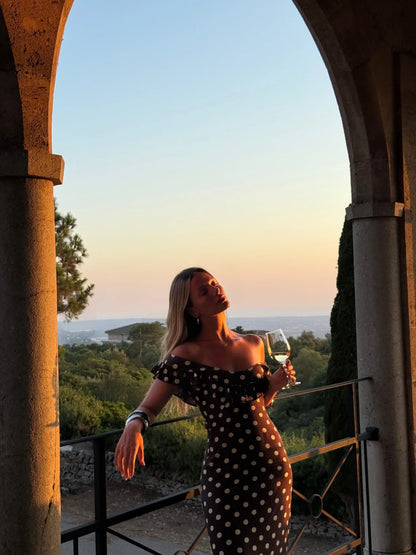 Luna's Polka Dot Dream Dress