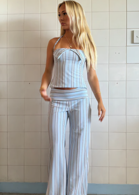 SOPHIA | Striped Two-Piece Set