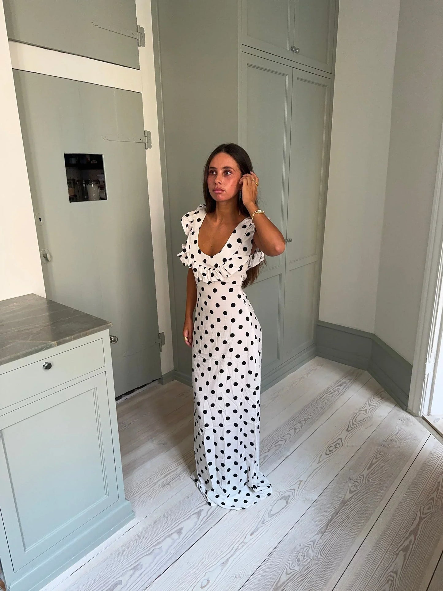 Luna's Polka Dot Dream Dress