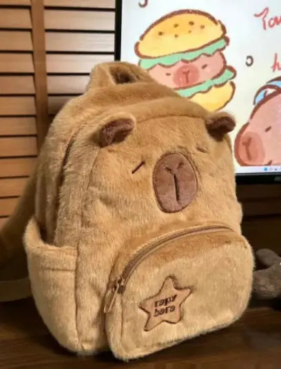 CapyPouch™ Plush Backpack